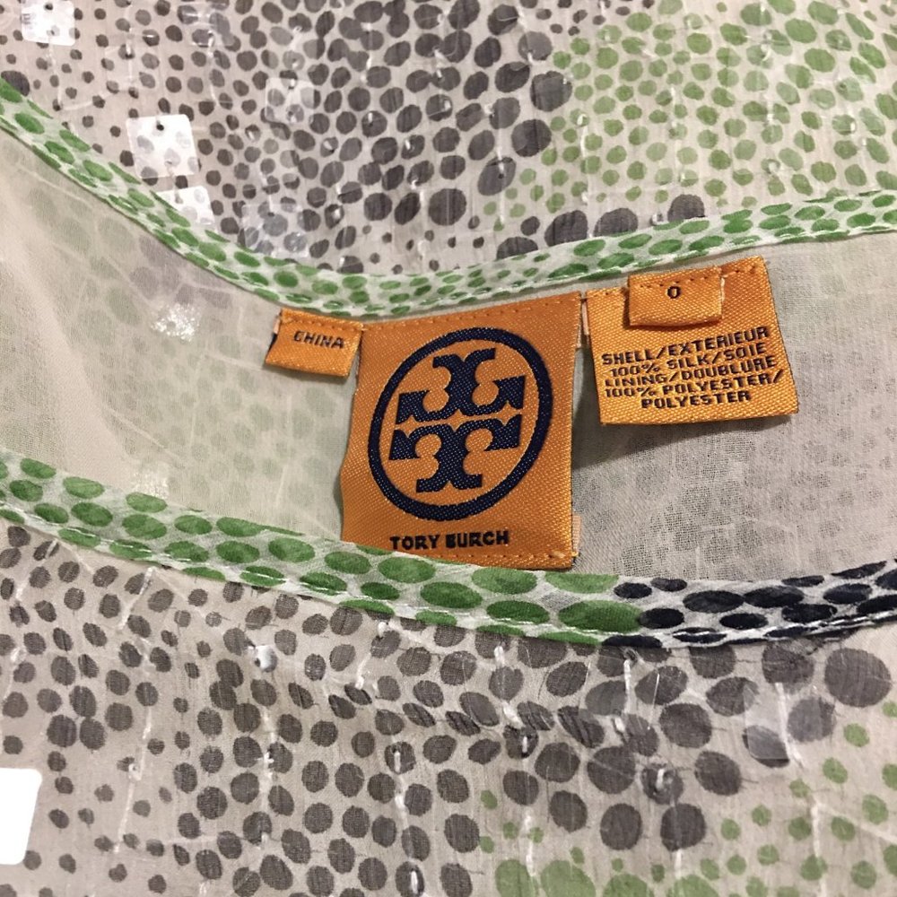 Tory Burch Silk Sleeveless Dress - Size 0 - Picture 8 of 8